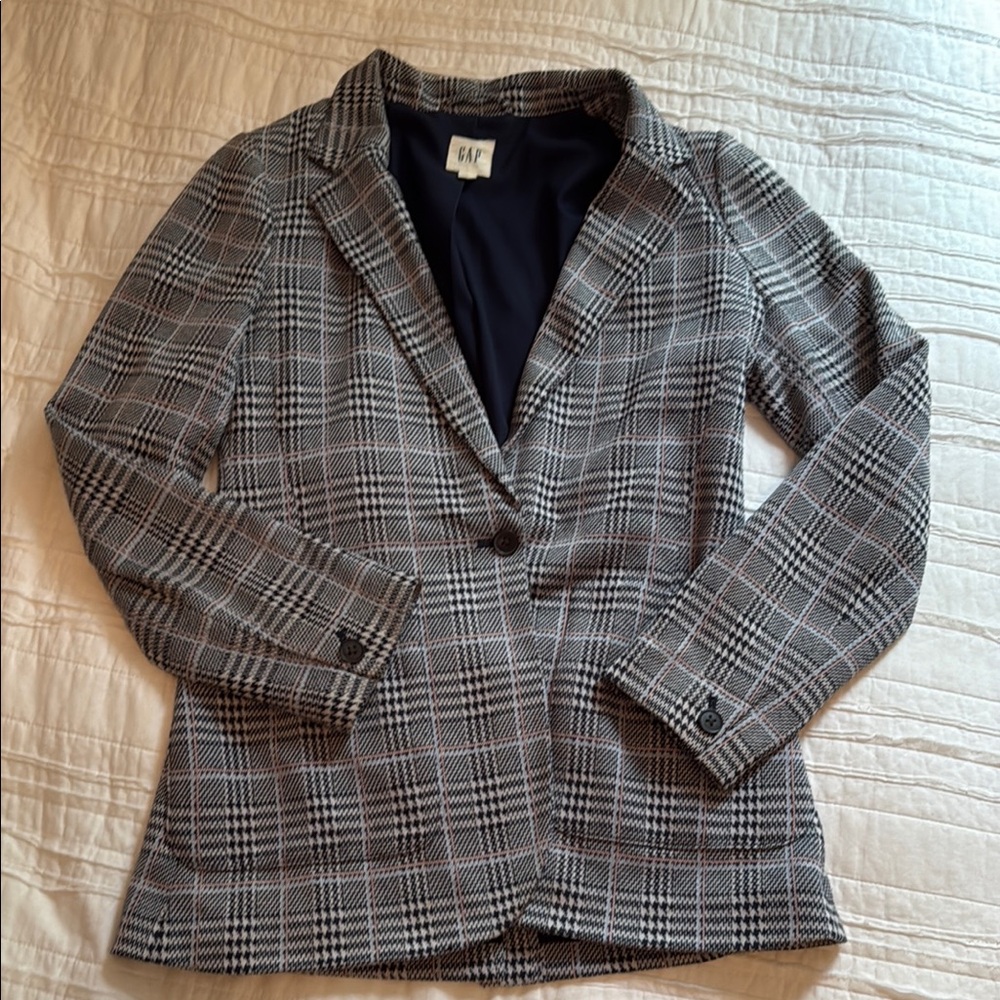 Gap Plaid Blazer